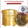Stainless Steel Incense Burner Bucket for Burning Paper and Tin Foil Ingots
