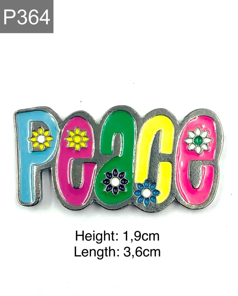 New Enamel Pin Peace Flower Summer Kaws Metal Connector Gift Birthday 1pc