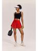 Women's Quick-Dry Pleated Skort: Casual Yoga, Golf, Tennis Skirt