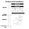 Vacuum Stand Compatible with Dyson Storage Stand Holder for V6 V7 V8 V10 V11 Handheld Cordless