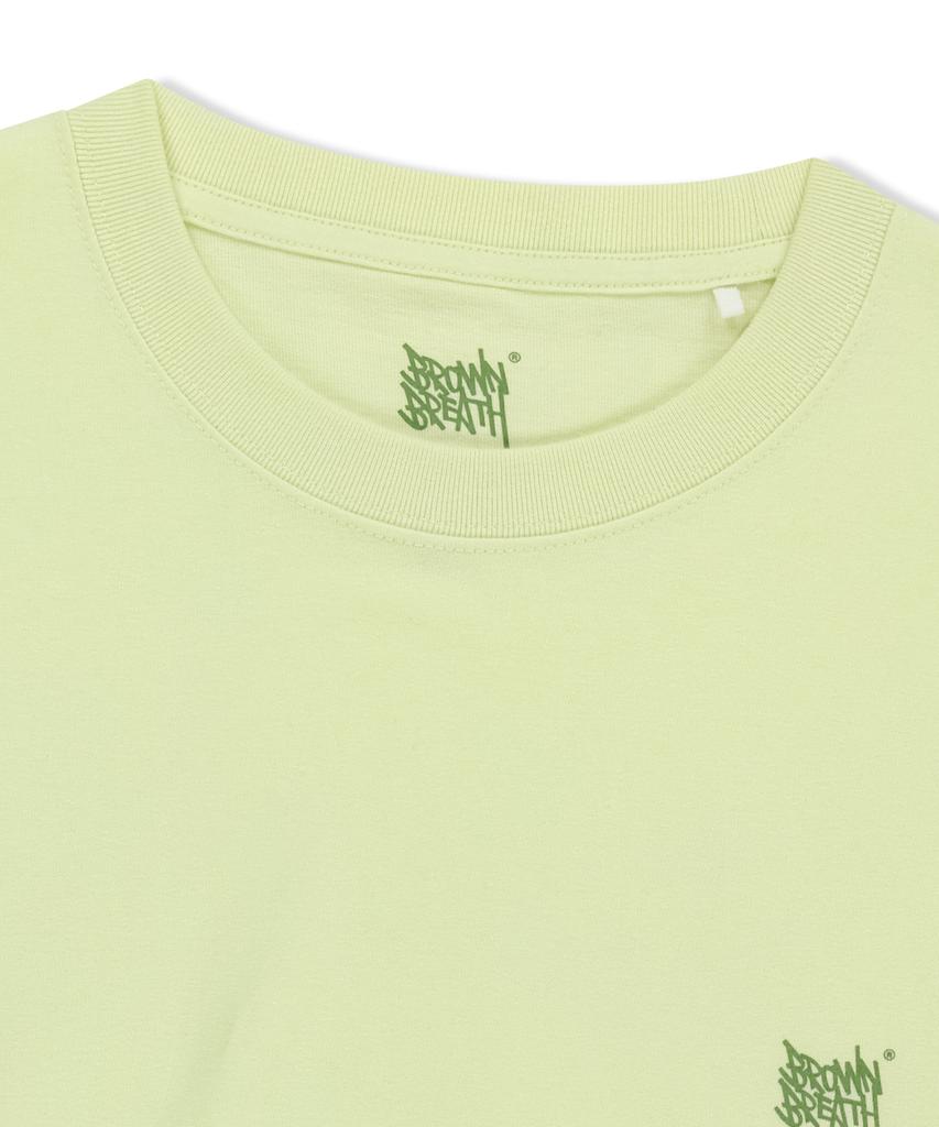 BROWNBREATH Patchwork Check Tag Longsleeve - Lime