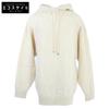 Hermes [Good condition/Domestic Regular/24 Year Old] 4E2623D3 H Logo Oversized Pullover Knit Hoodie/ Tops 34 IvoryUsed