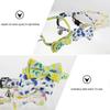 Cat Collar Fruit Pattern Pet Bow Tie for 9Pcs Adjustable Neck Chain