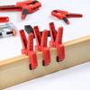Heavy Duty Woodworking Spring Clamp 2/3/4 Inch Plastic Nylon Grip Strong A Type Carpenter Clip Tool Gripper for Wood Clamping