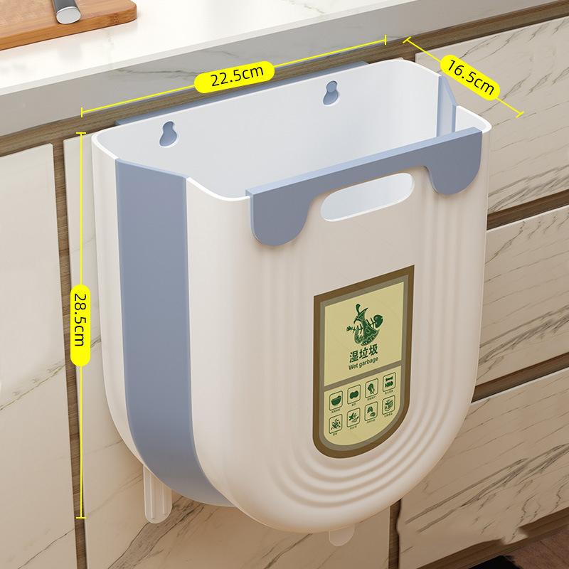 6/10L Wiszący Kuchenny Kosz na Śmieci Składany Kosz na Śmieci do Kuchni Składany Mały Kosz na Śmieci Pojemnik na Kompost Pod Zlew Kosz na Odpady