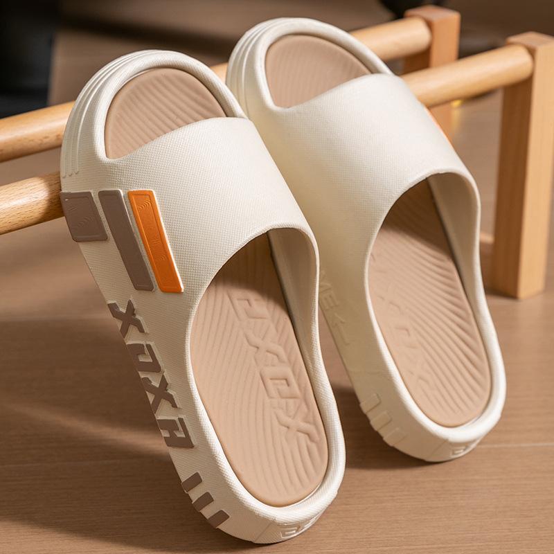 

Чоловічі тапочки літні критий ванний кімната антиковзкі відкритий легкий хороший повітропроникний зручний пляжний парний домашній чоботи 45-46 хакі