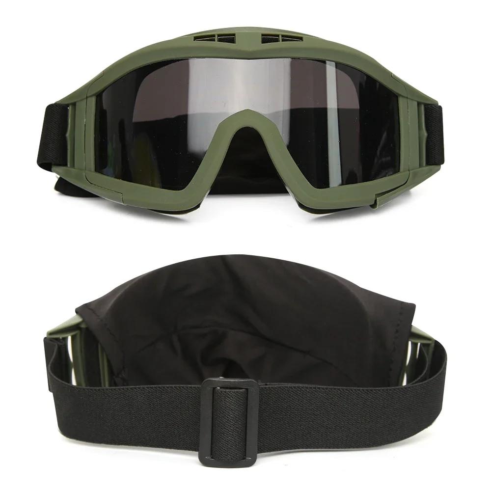 New Tactical Goggles, Fully Sealed Anti Fog And Wear-Resistant, Shooting, Mountaineering, Cycling Cs Protective Artifact