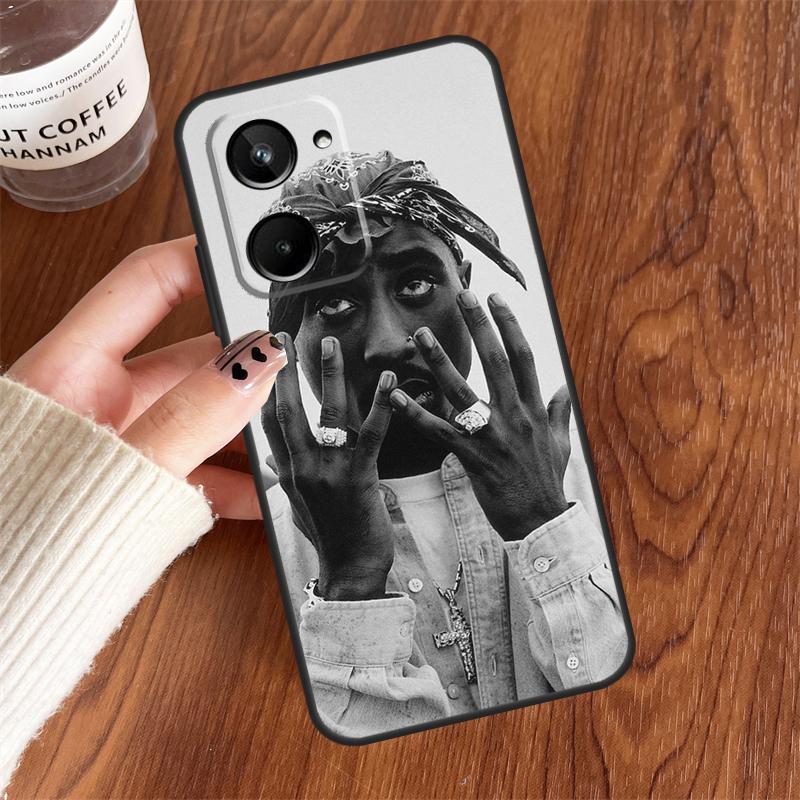 Rapper 2pac Singer Tupac For Realme 15 Pro GT7 GT6 10 11 12 13 14 Pro Plus C75 C71 C65 C63 C61 C53 C67 C35 C55 Case