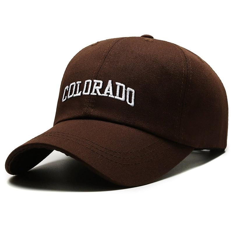 Men and Woman's Baseball Caps Adjustable Casual Embroidered Cotton Sun Hats Unisex Solid Color Visor Hats