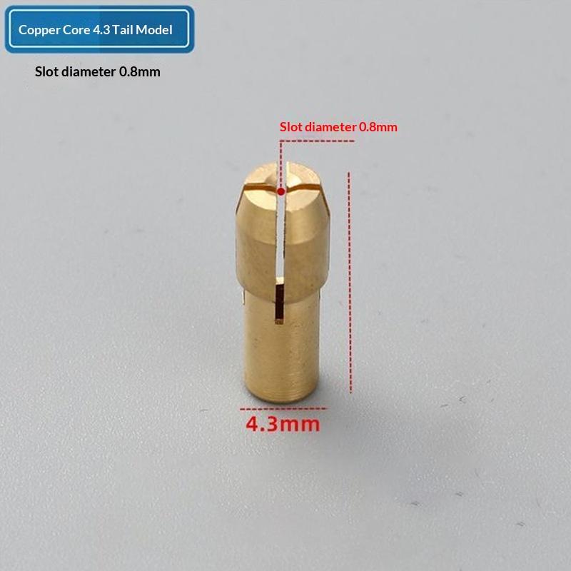 11Pcs/Lot Mini Drill Brass Collet Chuck For Rotary Tool 0.5-3.2Mm Brass And Nut For Accessories Set