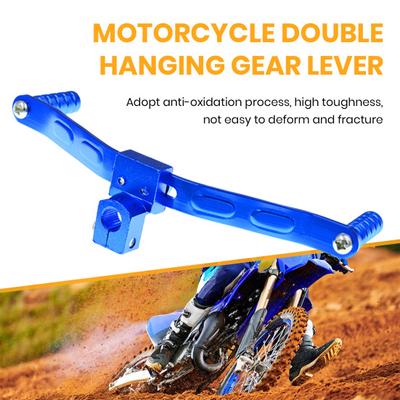 Motorcycle Gear Shifter 2 Way Aluminum Alloy Universal Footrest Pedal Gear Shift Lever Replacement Dirt Bike Modification Accessories