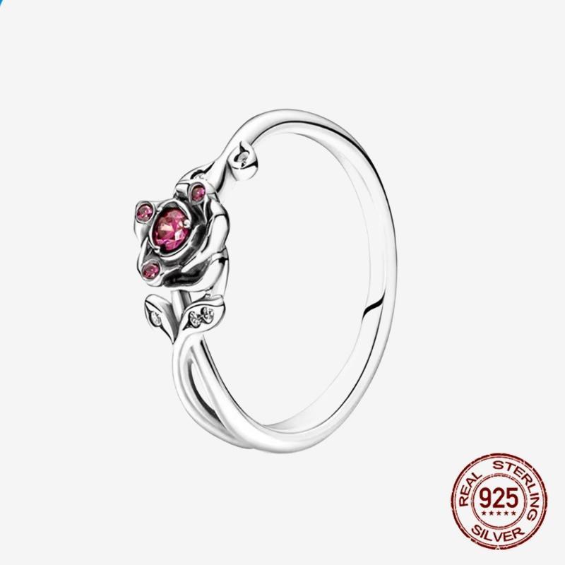 925 Sterling Silver Open Ring Style  Paved Heart Butterfly Flower Colorful Gemstone Ring For Women Daily Wear Jewelry Gift 2026