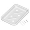 Soap Holder Aluminum Wall Mounted Kitchen Sponge Tray Shower Shelf Drain Storage Rack for Toilet