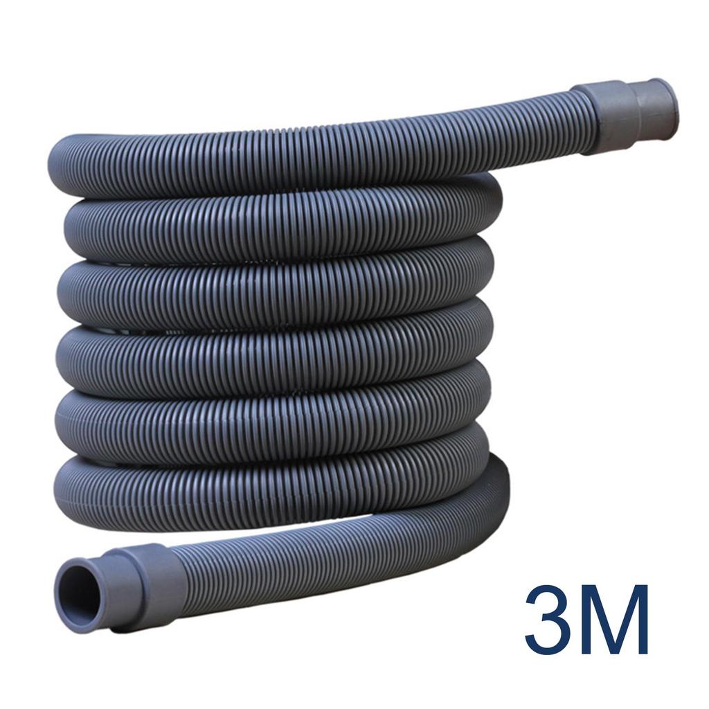 Flexible Corrugated Washing Machine Drain Hose Extension Pipe High Pressure Waste Water Outlet Soft Tube for Laundry Appliances