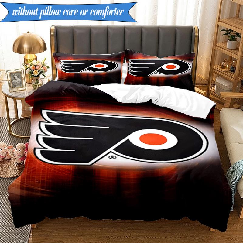 3PCS Flyers Team Logo Art Bedding Set,Including 1pc Duvet Cover And 2pcs Pillowcases Perfect for Bedroom, Dormitory, Fan Christmas gift
