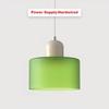 Colorful Design Glass Pendant Light Artistic Nordic Chandelier Creative Design Vintage Style Ceiling Lamp Dinner Table