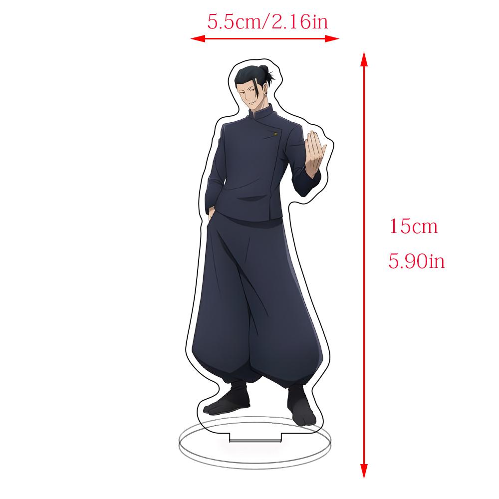 15cm Jujutsu Kaisen Acrylic Medium Stand Itadori Yuji Satoru Gojo Figure Ornaments Homo Creative Boys Gifts Toys Doll