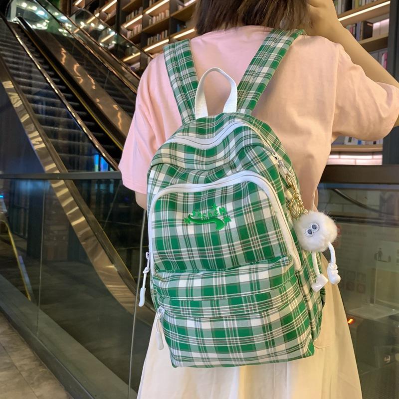 Schoolbag new Korean version ins literary and artistic style small fresh backpack female Japanese ins college style sweet middle school student