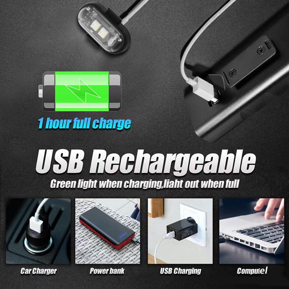 Wireless Remote Control Strobe Light LED Warning Light RC Bicycle Car Aircraft 7 Drone Lamp Motorcycle Flash Colors Indicat L1U0