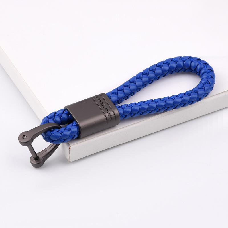 Creative Flower Pass Car Keychain Internet celebrity Key Chain Couple Braided Rope Bag Key Pendant Personalized Gifts