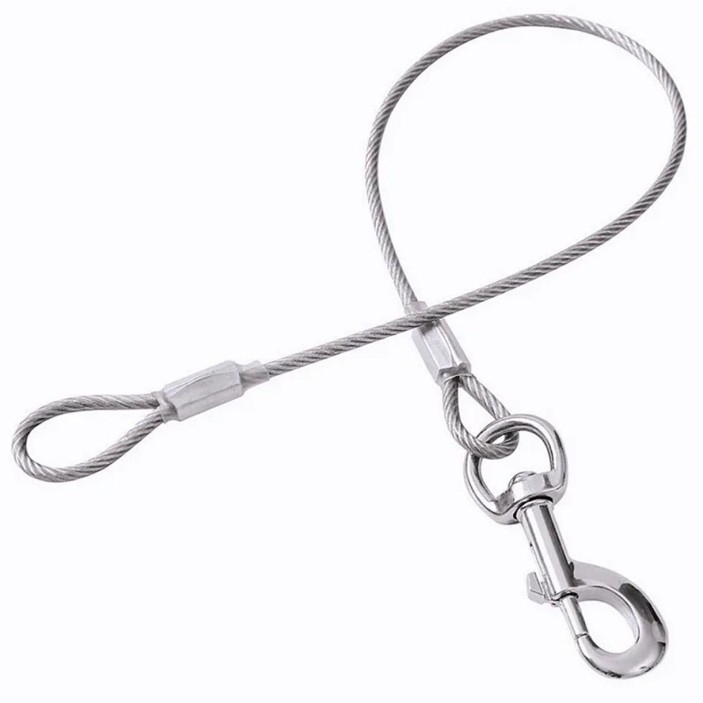 Dog Leash Extend Rope Dogs Leashes Chew Proof Extend Leash for Dog Walking Stainless Steel Dogs Chain Traction Rope Pet Chain
