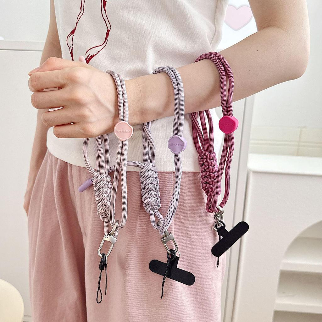 Complex Woven Wrist Strap with Metal Buckle - Anti-lost Phone Lanyard