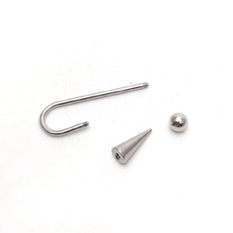 3 Pieces Stainless Steel Ear Bone Clips Punk Style Jewelry Set U Shaped Design Sophisticated Earrings For Teens Girls Christmas Gifts
