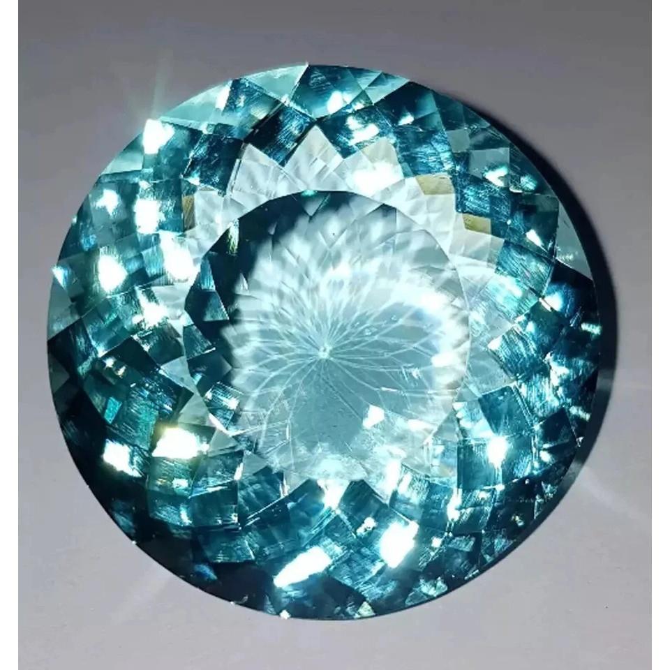Aquamarine Topaz Sky Blue Color 84-86 Ct Round Cut Top Quality Loose Gemstone