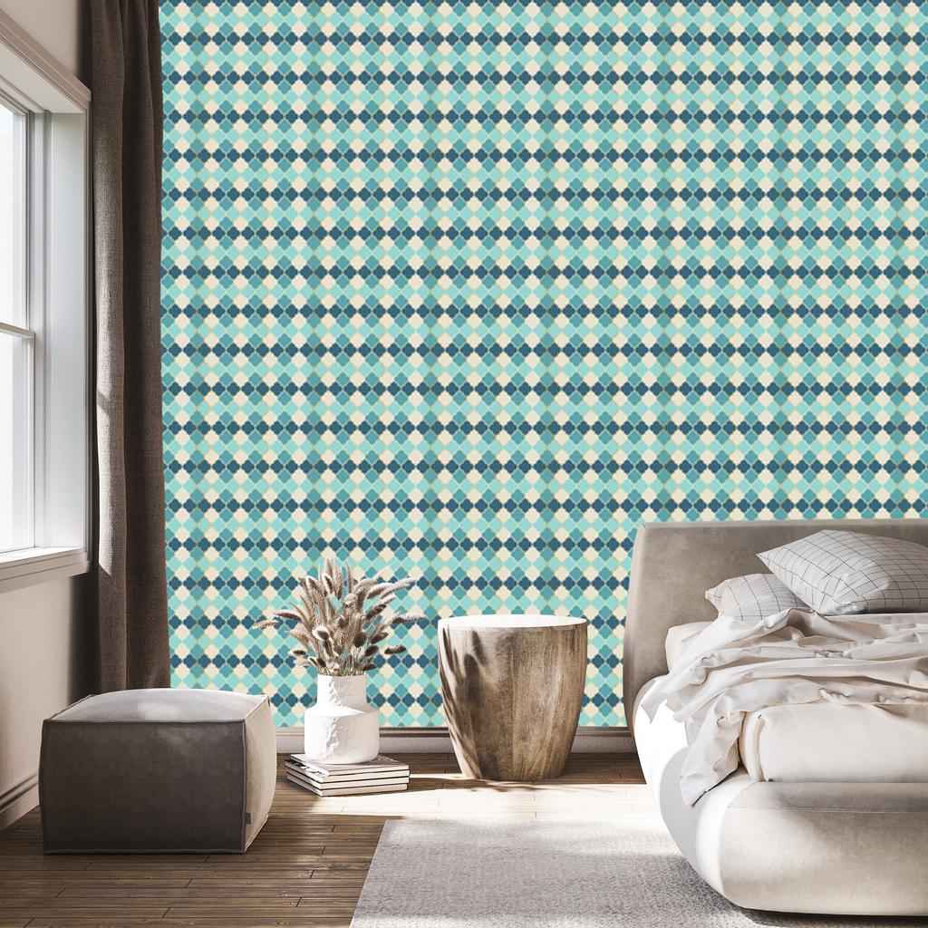 Moroccan wall and mosaic wallpaper for living room and bedroom 50x1000