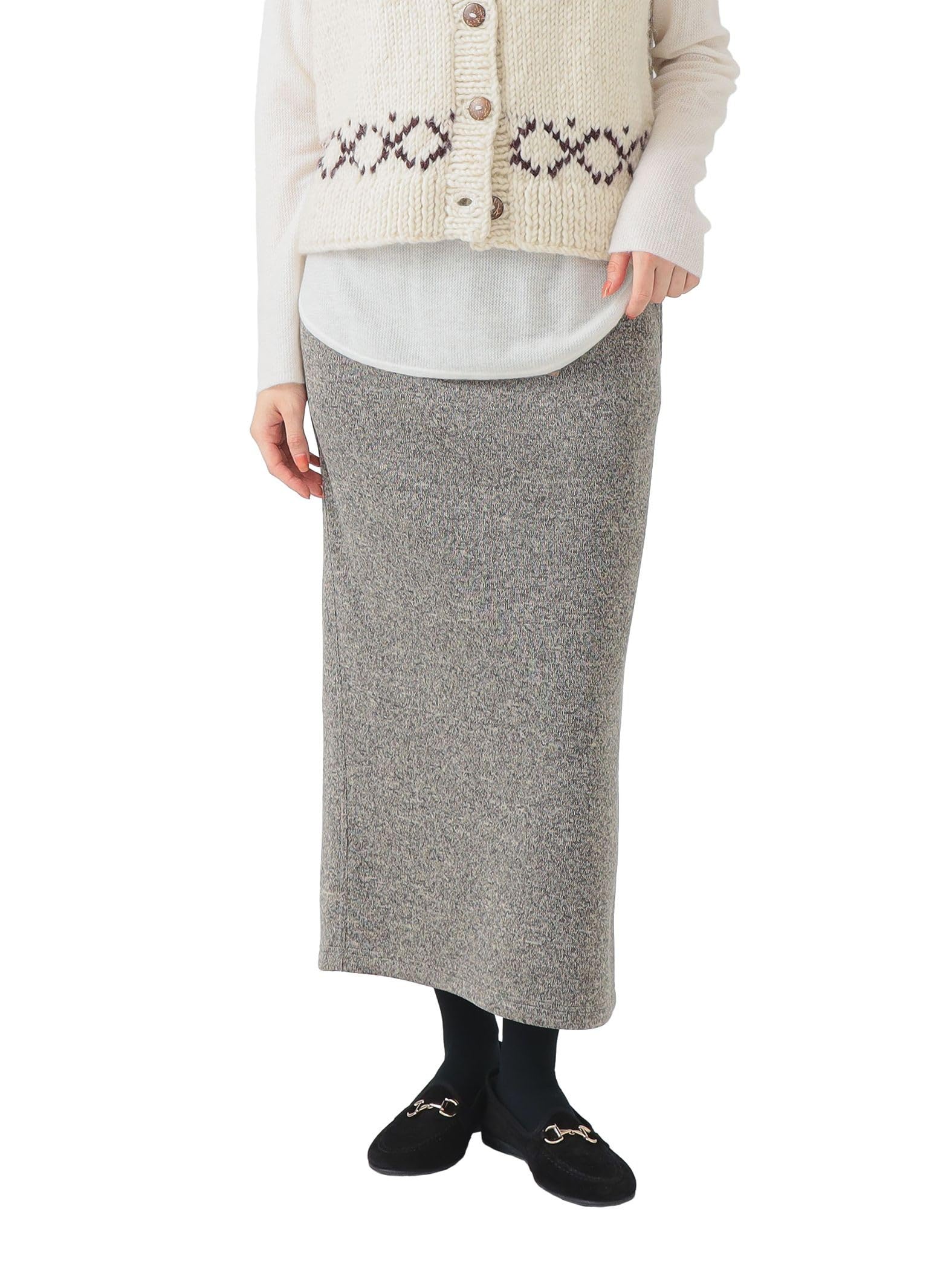 

LIFE STORE by BEAMS Skirt GRAMICCI Knit Fleece Skirt OATMEAL M BMING [Special Order] (S-M) Women s