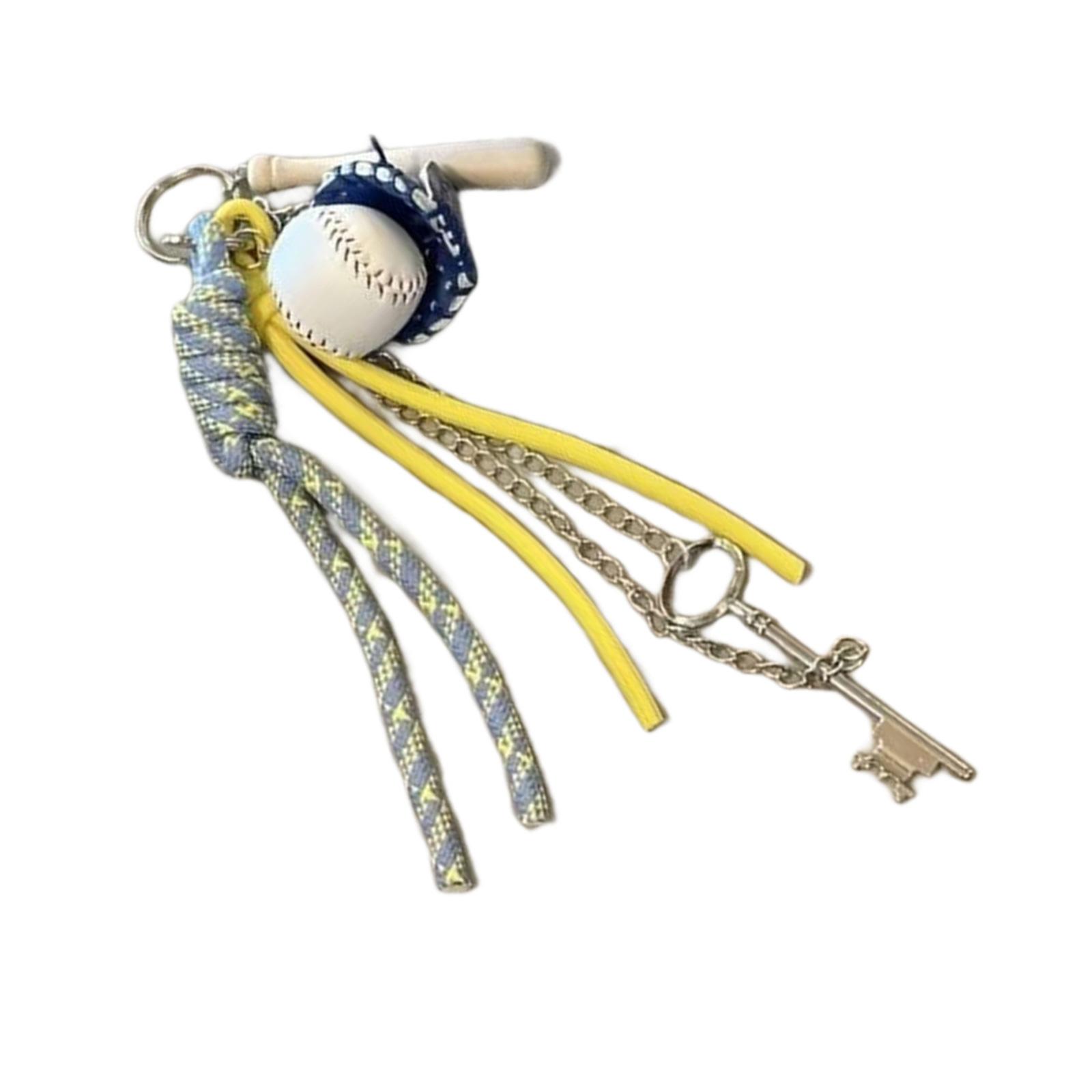 

Модный брелок с контрастным цветом, подвеска для сумки, практичный и портативный дизайн для повседневного использования, стильные наряды 4