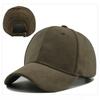 Solid Suede Retro Baseball Caps For Men Women Spring Autumn Street Snapback Hip Hop Hat Adjustable Faux Fur Sunscreen Visor Cap