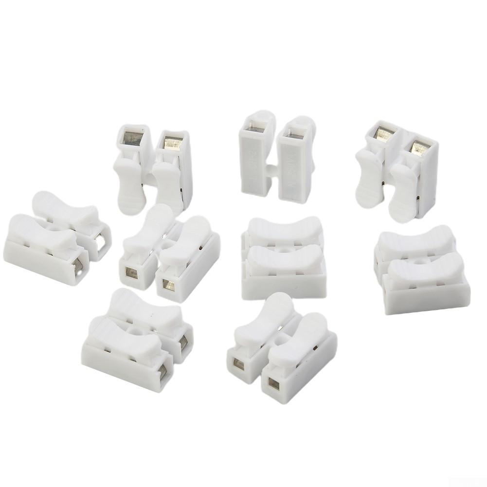 0.77 * 0.67 * 0.51inch CH2 Spring Connector 20Pcs Clamp LED Quick