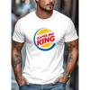 European Size Men's Outdoor Casual Sports T-Shirt, Men's Fun T-Shirt Soft and Breathable Regular Fit Crew Neck Casual Shirt