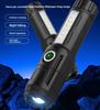 Multifunctional High Brightness Portable Flashlight ABS Zoomable Torch for Outdoor Camping Hiking Home Emergency