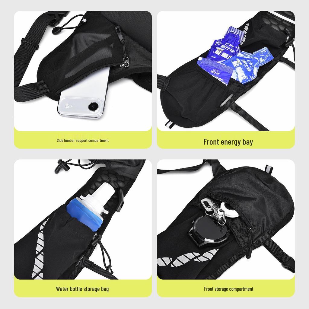 12L Portable Trail Running Backpack with Hydration Pack for Men & Women – Ideal for Outdoor Activities & Marathons