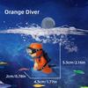 Fish Tank Decoration Luminous Green Mini Floating Diver Aquarium Ornaments Cute Small Floating Ball Aquarium Accessories Acuario