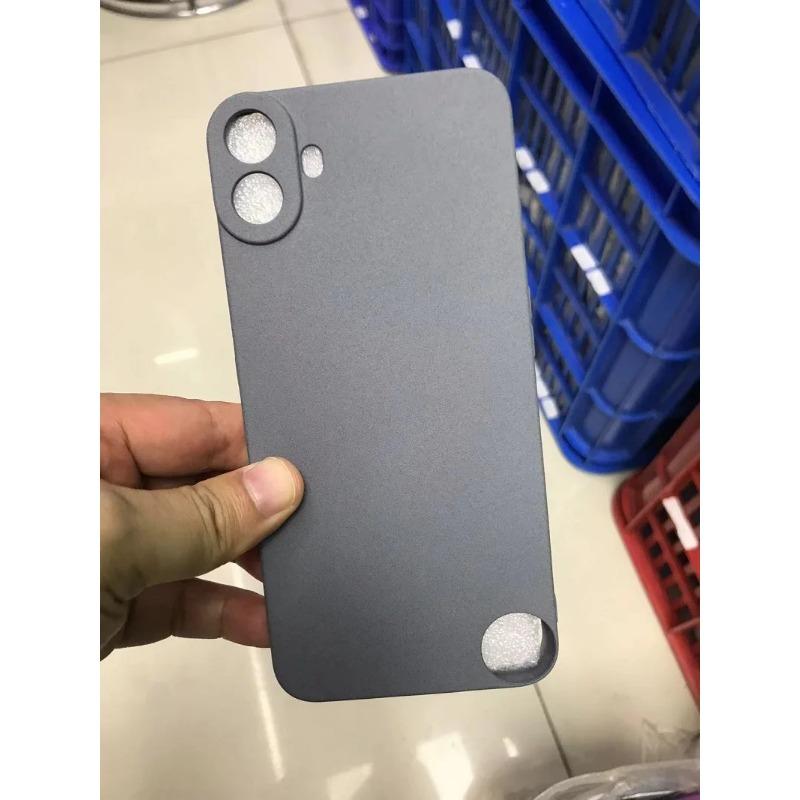 

для Nothing CMF Phone 1 Чехол Песочный Матовый Мягкий Противоударный Защитный Чехол для Универсальной Камеры Nothing Phone 2A 1 Shell Fundas Nothing Phone 1 серый