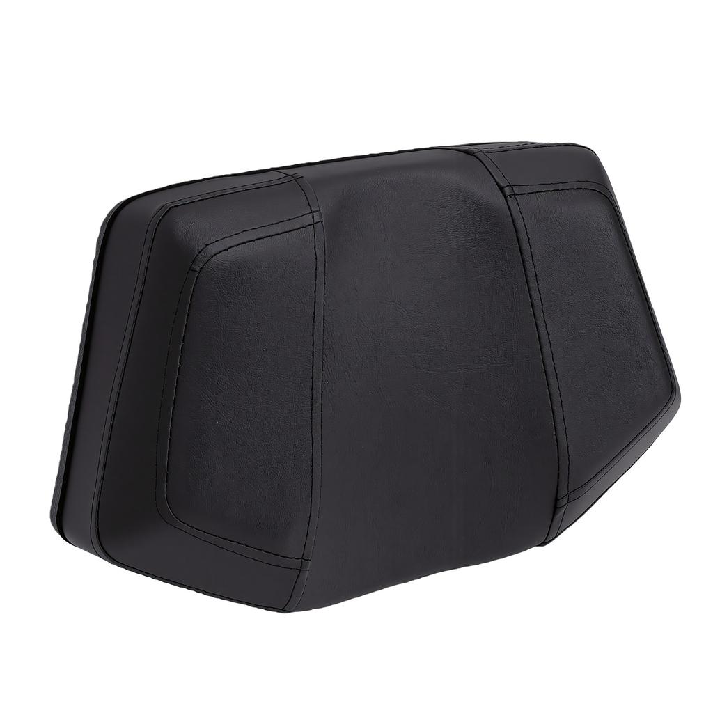 ATV Rear Seat Backrest Soft PU Leather Black Universal Passenger Back Support For ATV Scooter Cruiser Moped
