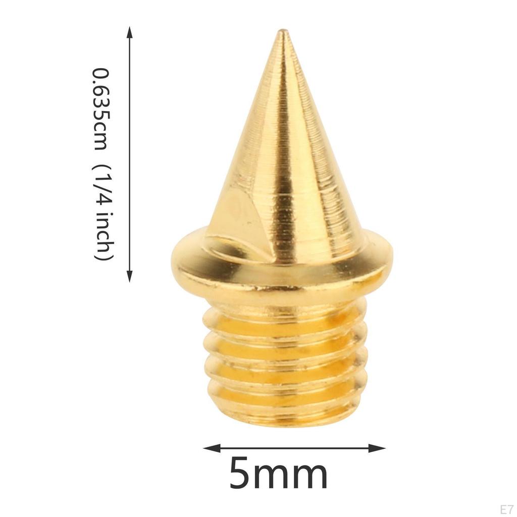 120Pcs 1/4" Track Shoe Spikes Replacement for Country Sports Hurdle