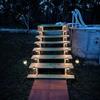 Waterproof Solar Deck & Stair Lights for Outdoor Steps, Fences, Yards, Patios, Garages, and Driveways.