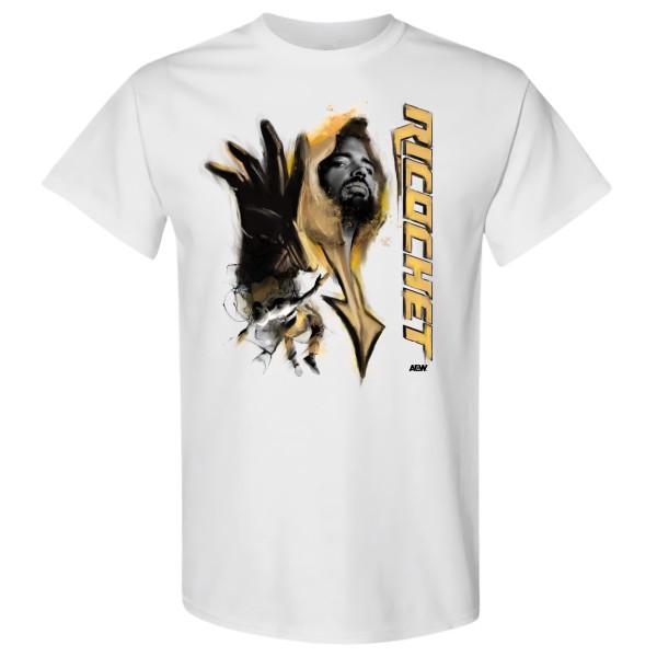 Ricochet  Unstoppable AEW Official TShirt Unisex T-Shirt L