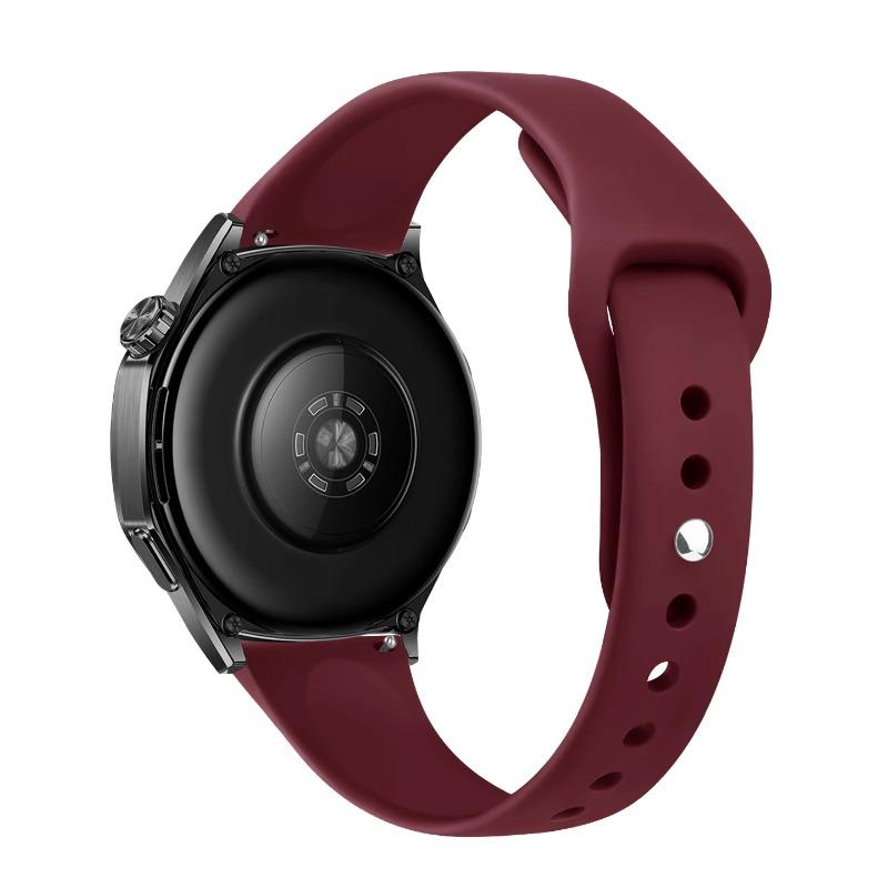 18mm 20mm 22mm Slim strap For Samsung Galaxy watch 7/6/5/pro/4 Silicone bracelet Huawei watch GT 4-2e-3-3 pro 46mm xiaomi watchbands