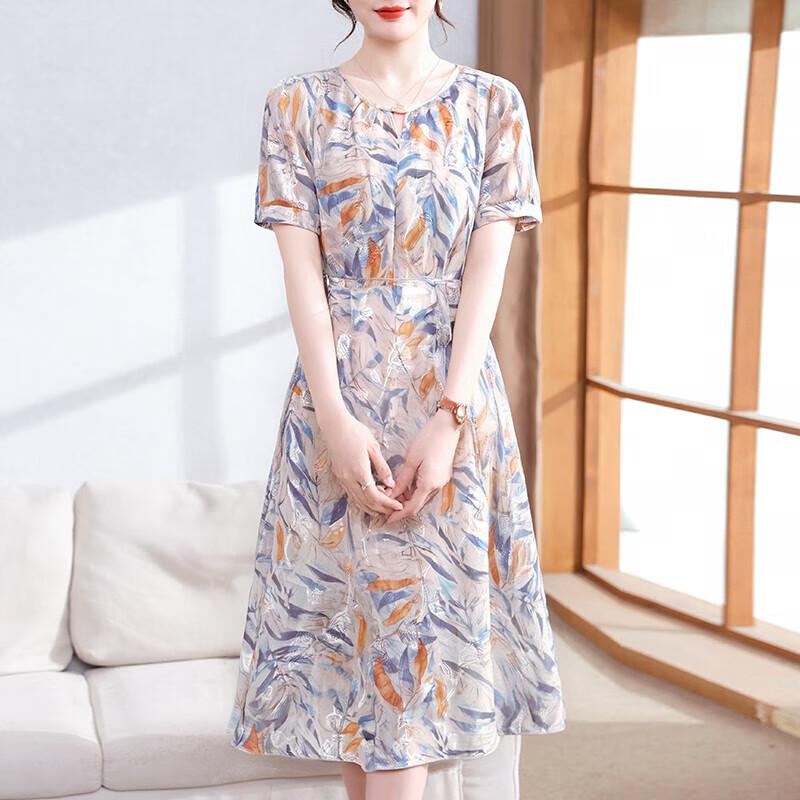 XUEXI Women s Floral Summer A-Line Dress XL