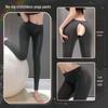 Wu Ge Open Crotch Quick Release Sexy Yoga Pants for Couples - High-End Seductive Lingerie Style 6083