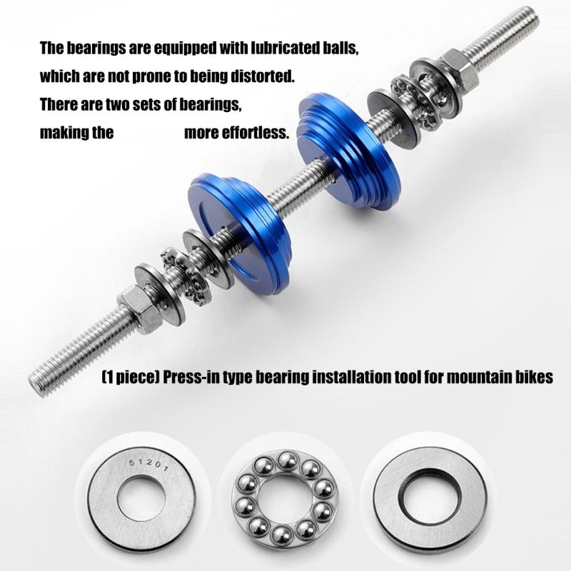 Mountain Bike Bottom Installation Tool High Strength Aluminum Steel Universal Compatibility Slip Grip