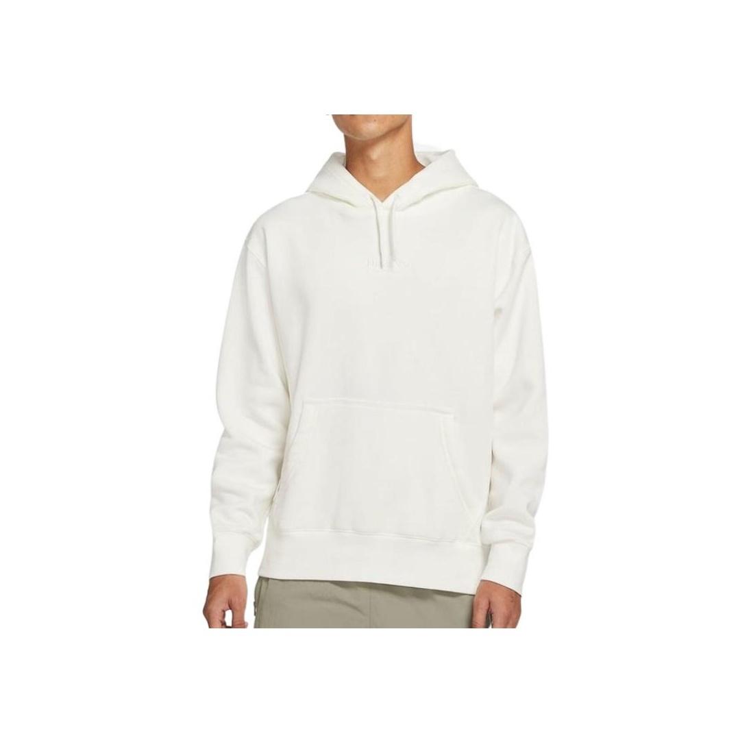 

Однотонный пуловер с капюшоном Nike, карманом-кенгуру и вышитым логотипом, мужские топы белого цвета DA4265-133 M