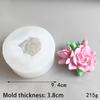 Gardenia Aromatherapy Gypsum DIY Candle Mold Handmade Soap Decoration Silicone Mold Chocolate Cake Baking Tool