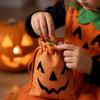 Halloween Jutebeutel mit Kordelzug Süßes oder Saures Geschenktaschen Party-Mitgebsel-Taschen für Kinder Halloween-Party-Dekoration Wiederverwendbare Aufbewahrungsbeutel