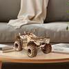 3D Wooden Puzzle for Adults Mechanical Beach Car DIY Vehicle Model Building Kit Handicraft Wood Craft Toy Birthday Gift for Kids